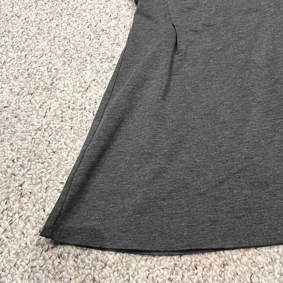 Of Mercer New York High Neck Gray Dress Sz 6 Classic A-Line Mini Minimalist - Picture 3 of 7